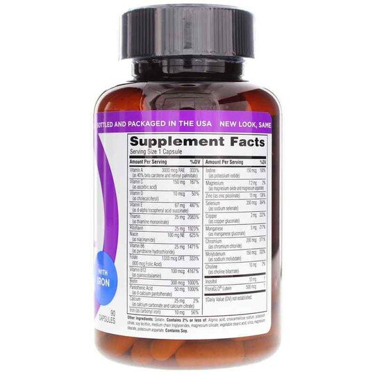 Daily One Caps with Iron, Twinlab